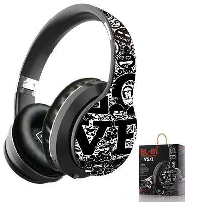 GraffitiBeat: Wireless Over-Ear Bluetooth Headphones