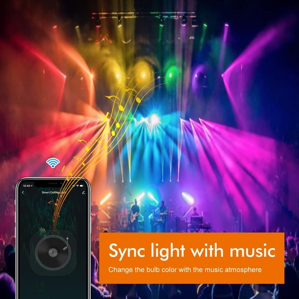 SmartTone: RGBW 18W WiFi Smart WIFI LED Bulb with Voice Control and Smart Home Integration